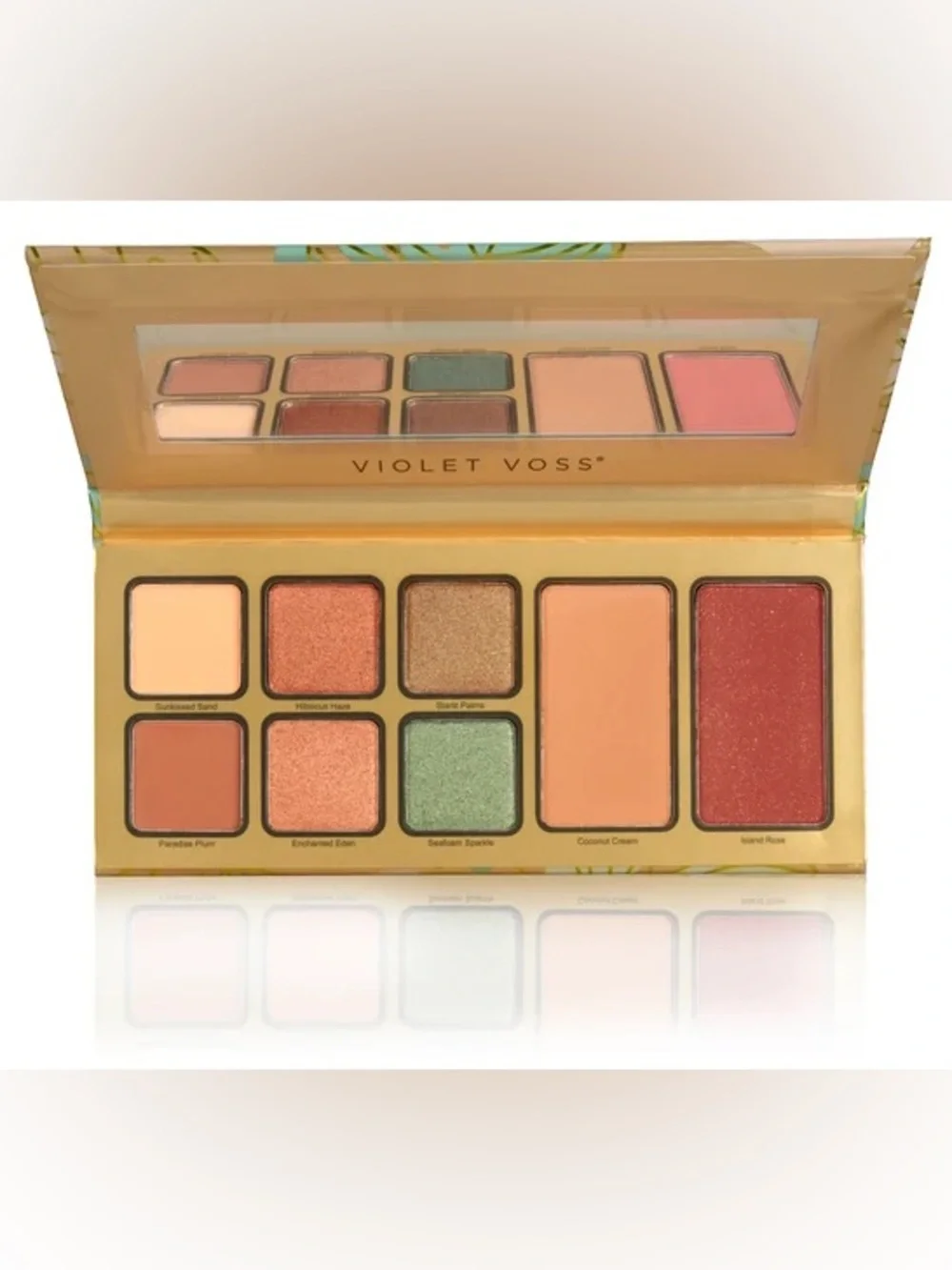 Violet Voss Pretty In Paradise Face & Eyeshadow Palette- warm, tropical, vibrant